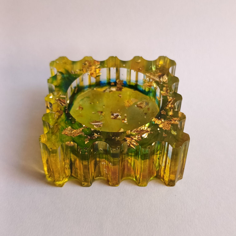 Resin Tea Light Holder/ Handmade Diya / Resin Diya/ Diwali Decor / Resin Candle Holder